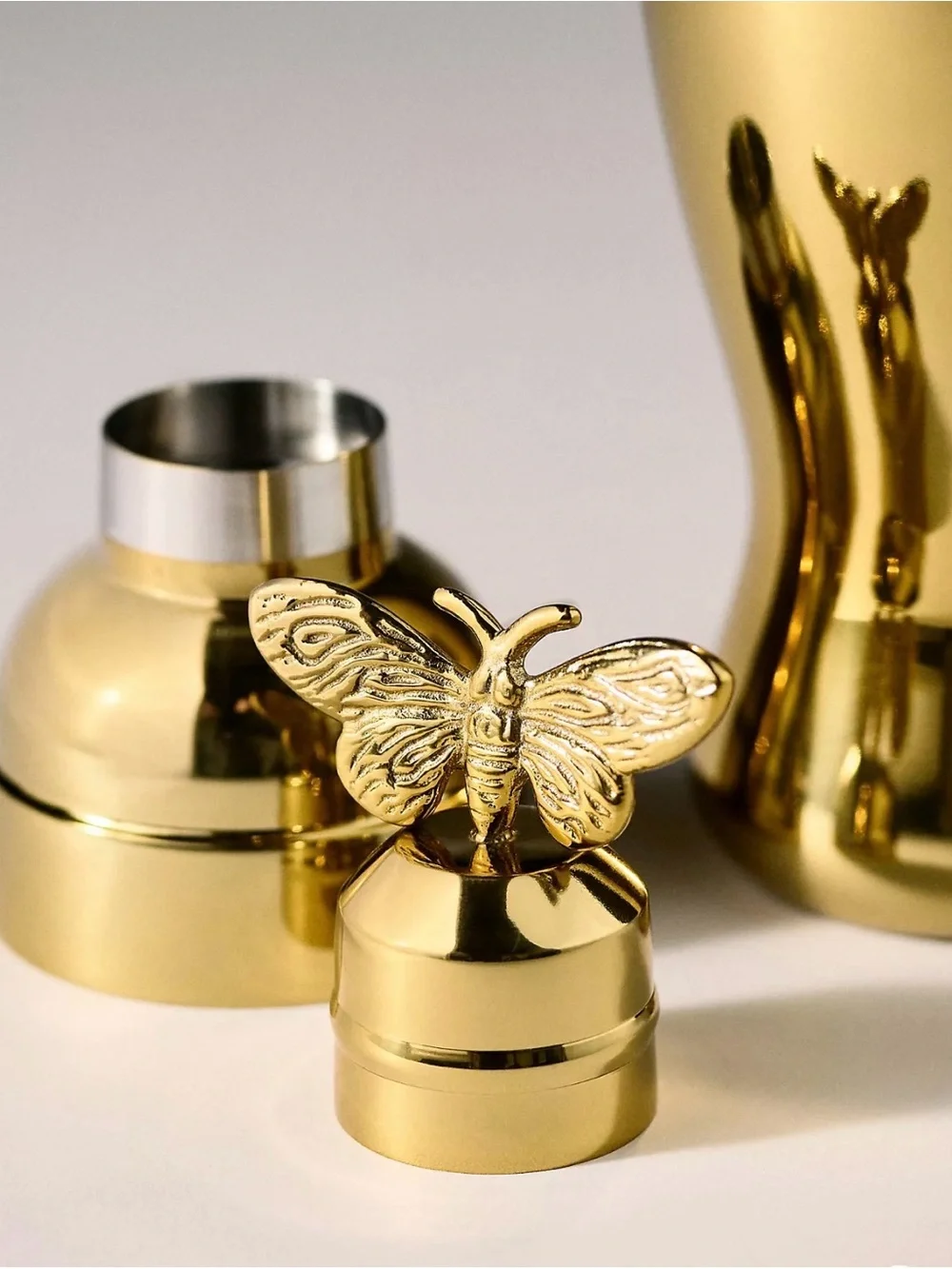 NEW Anthropologie x Catherine Martin Midnight Creatures Moth Cocktail Shaker 🌓🌙